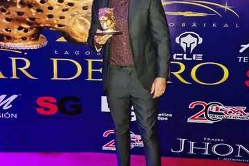 El teldense Horacio Colomé, galardonado en México con el Jaguar de Oro como actor revelacióÌn/TA.